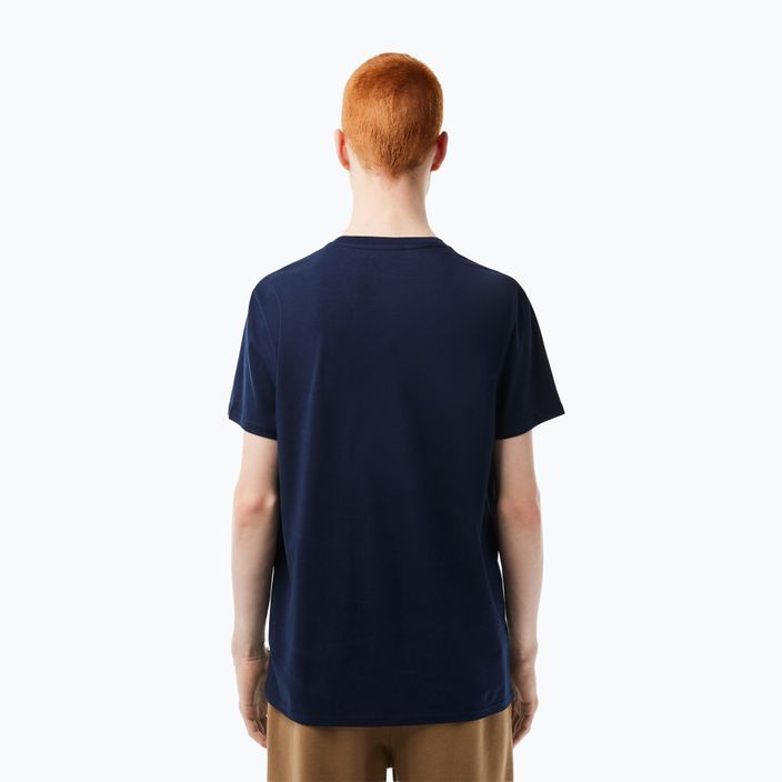 Lacoste men's T-shirt TH6709 navy blue 2
