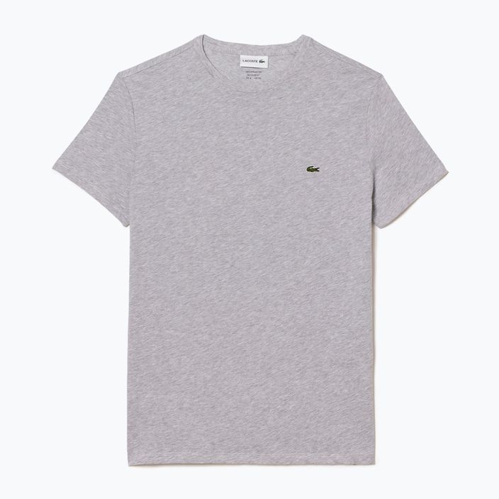 Lacoste men's t-shirt TH6709 silver chine 4