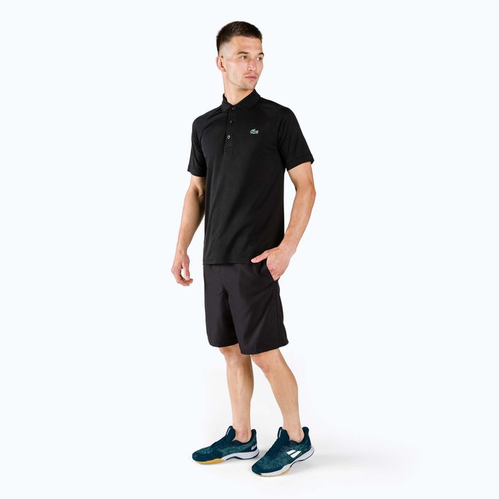 Lacoste men's tennis shirt black DH3201 2