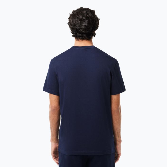 Lacoste men's T-shirt TH1285 navy blue 2