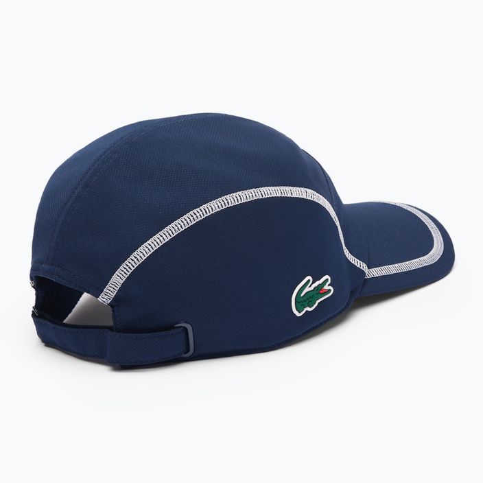 Lacoste men's baseball cap RK7574 432 navy blue/navy blue 2