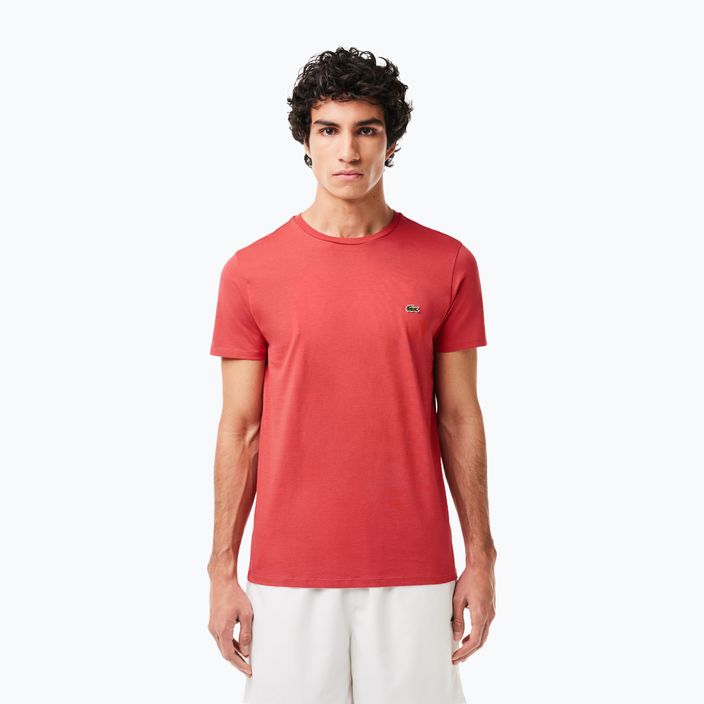 Lacoste men's t-shirt TH6709 sierra red