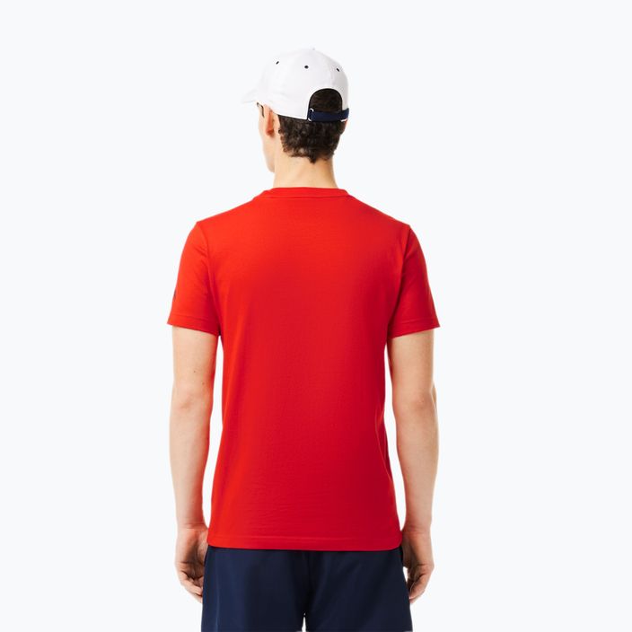 Lacoste Tennis X Novak Djokovic redcurrant bush shirt + cap set 2