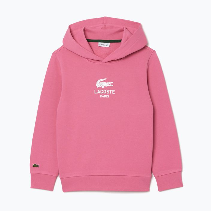 Lacoste children's sweatshirt SJ3004 reseda pink