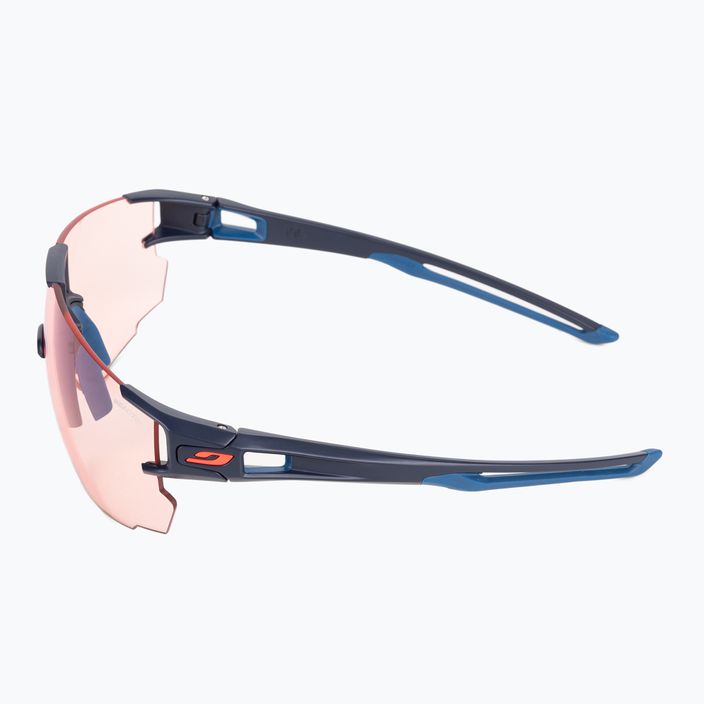 Julbo Aerospeed Reactiv Performance Hc dark blue/dark blue/orange cycling glasses J5023432 4