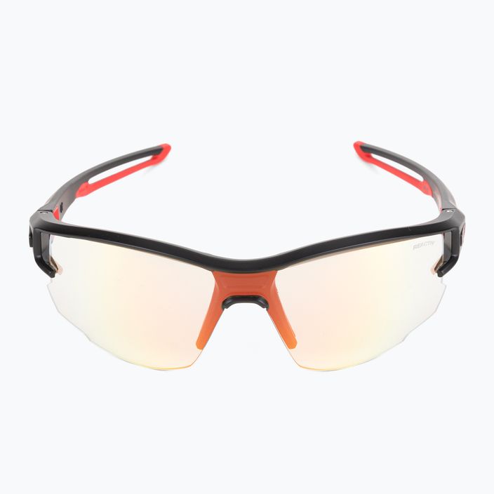 Julbo Aero Reactiv Performance Laf matt black/red cycling glasses J4833114 3