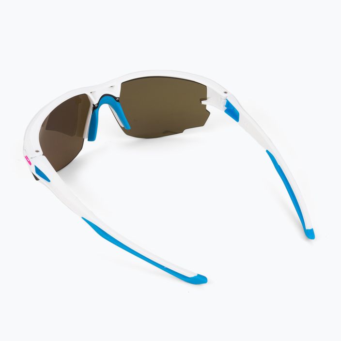 Julbo Aero Spectron 3Cf matt white/blue/pink cycling glasses J4831110 2