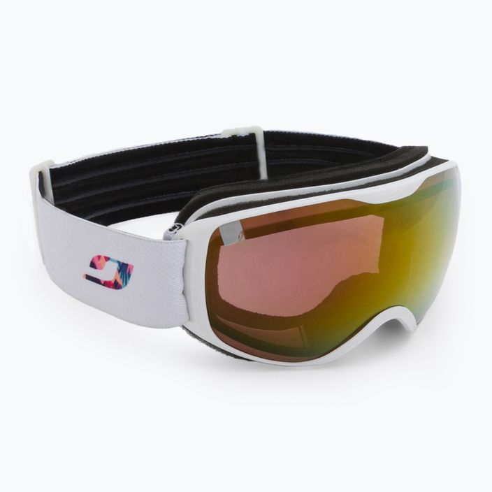 Julbo Pioneer white/pink/flash pink ski goggles J73119109