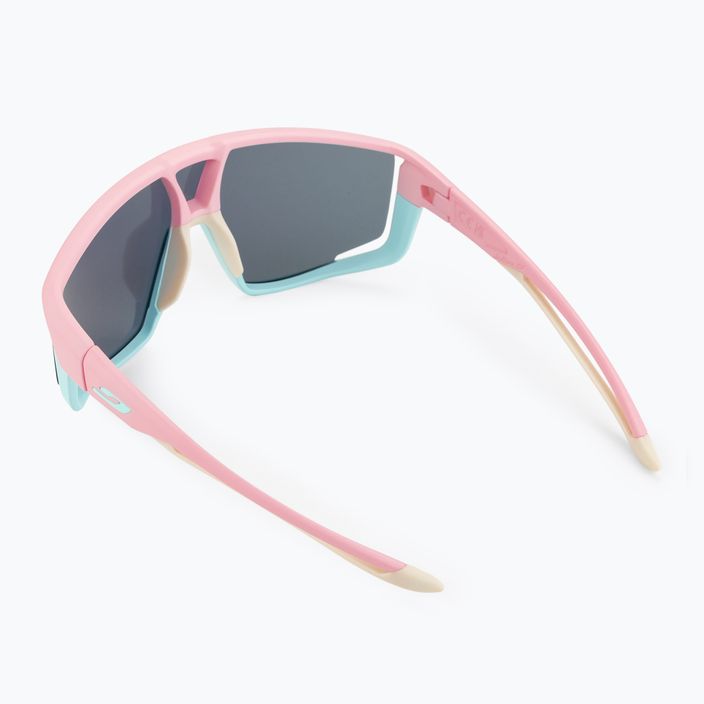 Julbo Fury Spectron 3Cf matt pastel pink/light blue cycling glasses 2