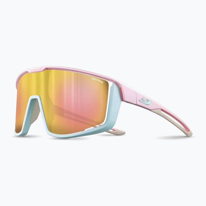 Julbo Fury Spectron 3Cf matt pastel pink/light blue cycling glasses 5