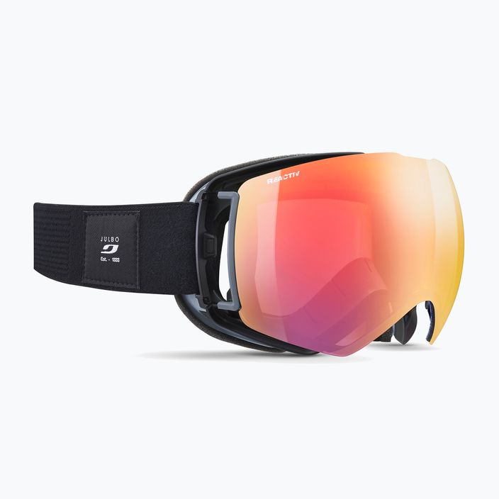 Julbo Lightyear Reactiv High Contrast ski goggles black/grey/flash red 2