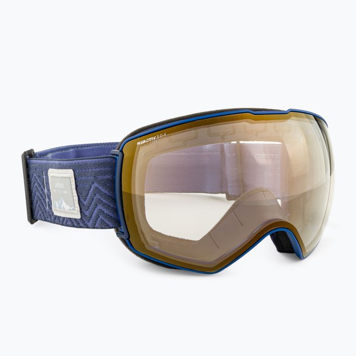 Julbo Lightyear Reactiv High Contrast blue/blue/flash infrared ski goggles