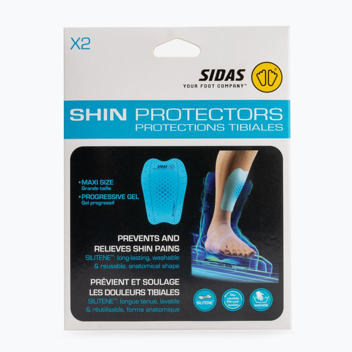 SIDAS gel shin guards 2pc blue 954205 3