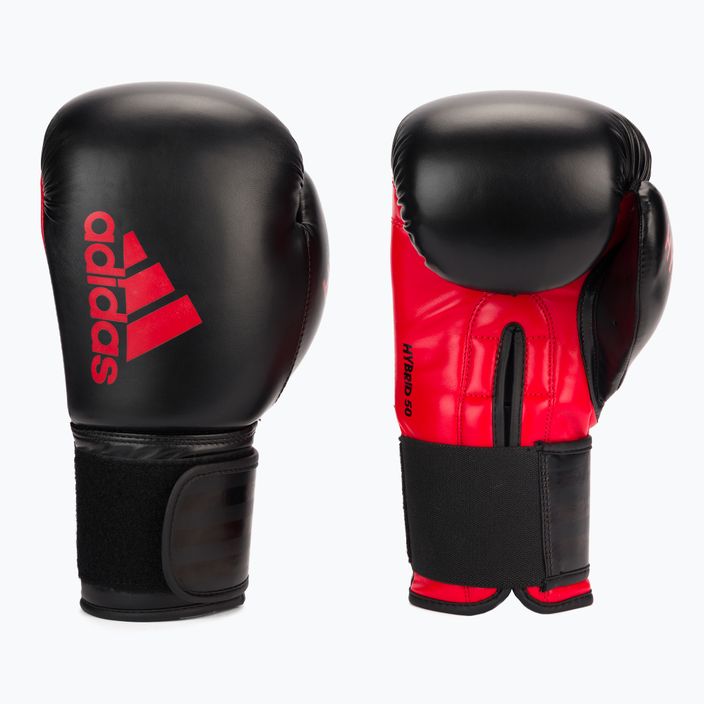 adidas Hybrid 50 boxing gloves black ADIH50 5