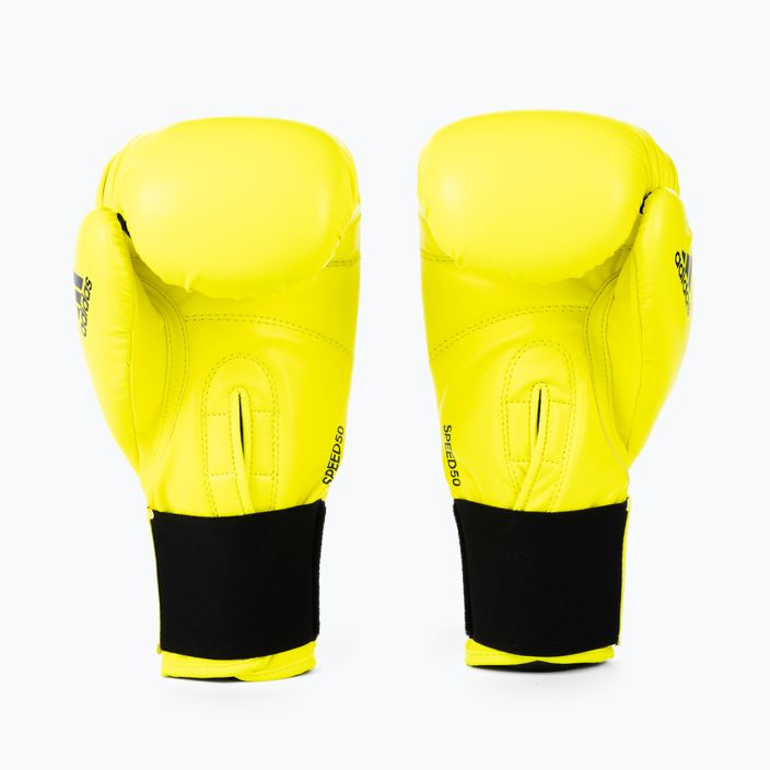 adidas Speed 50 yellow boxing gloves ADISBG50 2