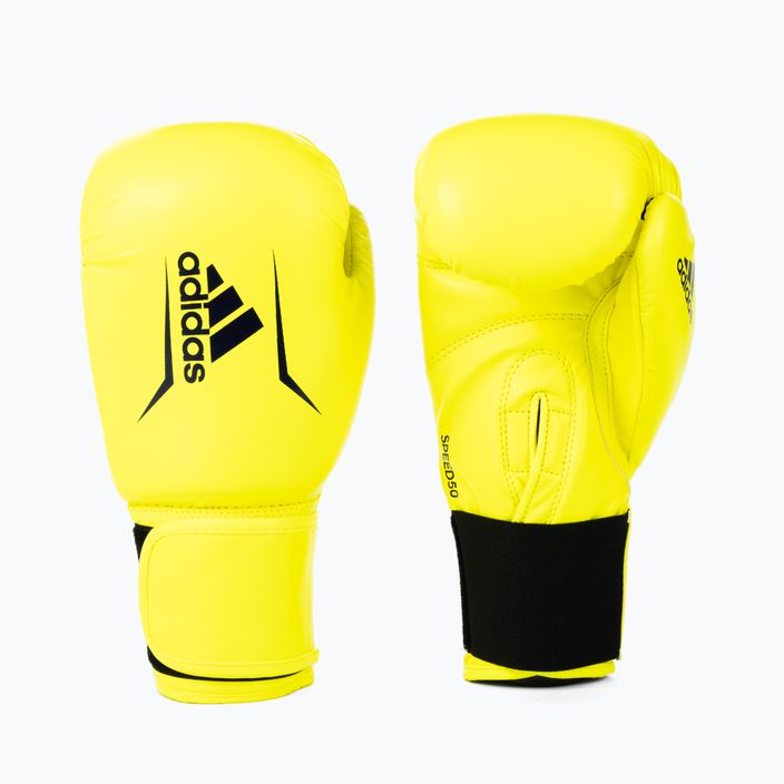 adidas Speed 50 yellow boxing gloves ADISBG50 3