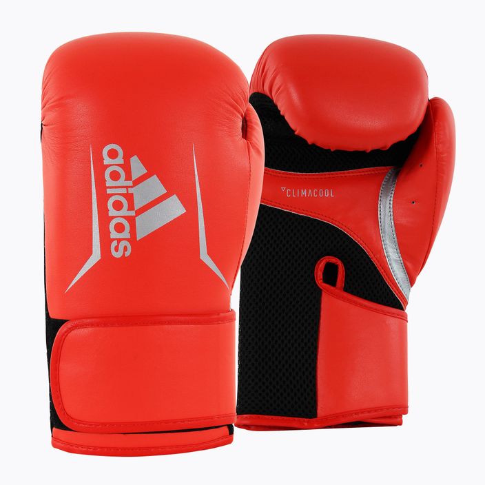 Women's adidas Speed 100 red/black boxing gloves ADISBGW100-40985 6
