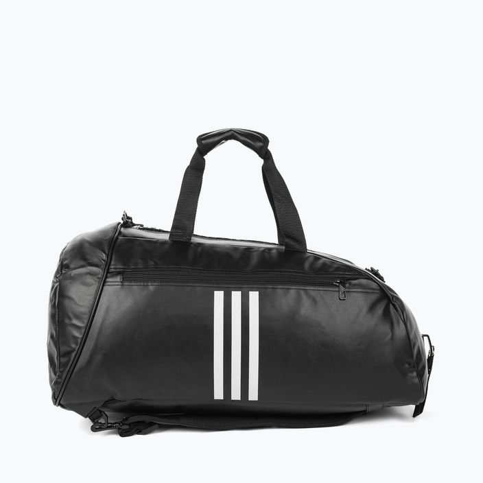 adidas 2-in-1 Boxing M black/white training bag 3