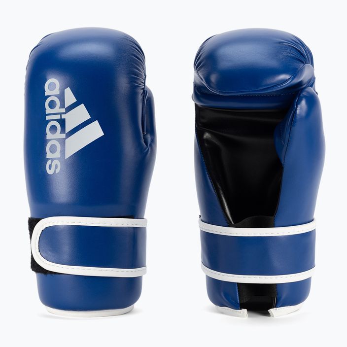 adidas Point Fight boxing gloves Adikbpf100 blue and white ADIKBPF100 3