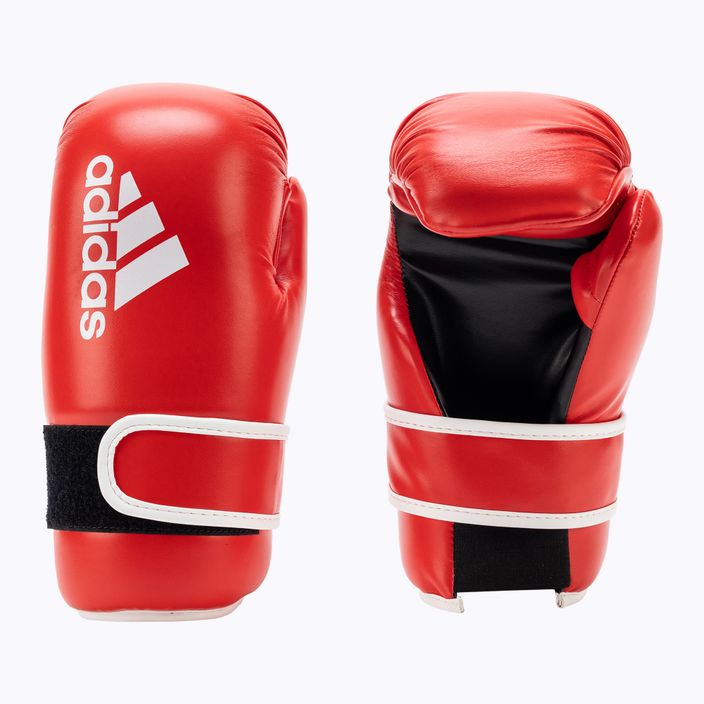 adidas Point Fight boxing gloves Adikbpf100 red and white ADIKBPF100 5