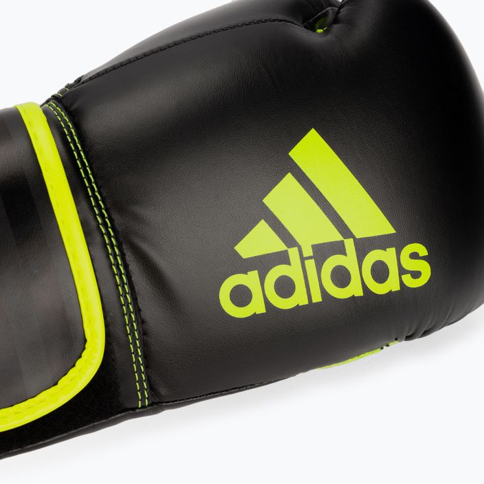adidas Hybrid 80 boxing gloves black/yellow ADIH80 5