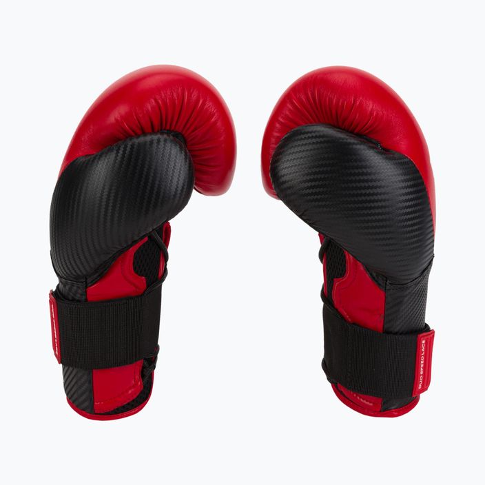 adidas Hybrid 250 Duo Lace red boxing gloves ADIH250TG 4
