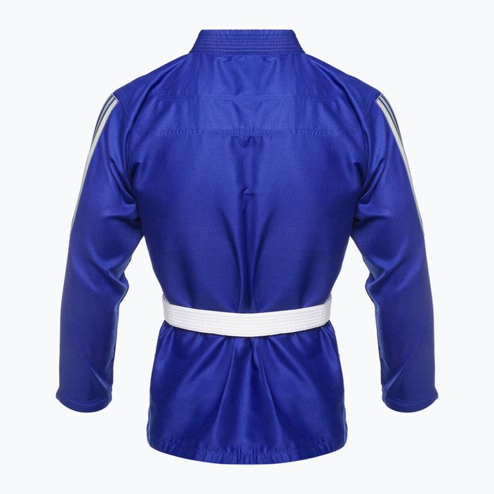 GI for Brazilian jiu-jitsu adidas Rookie blue/grey 3