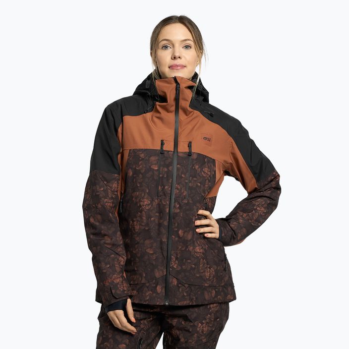 Picture Exa 20/20 women's grey/orange ski jacket WVT226-F