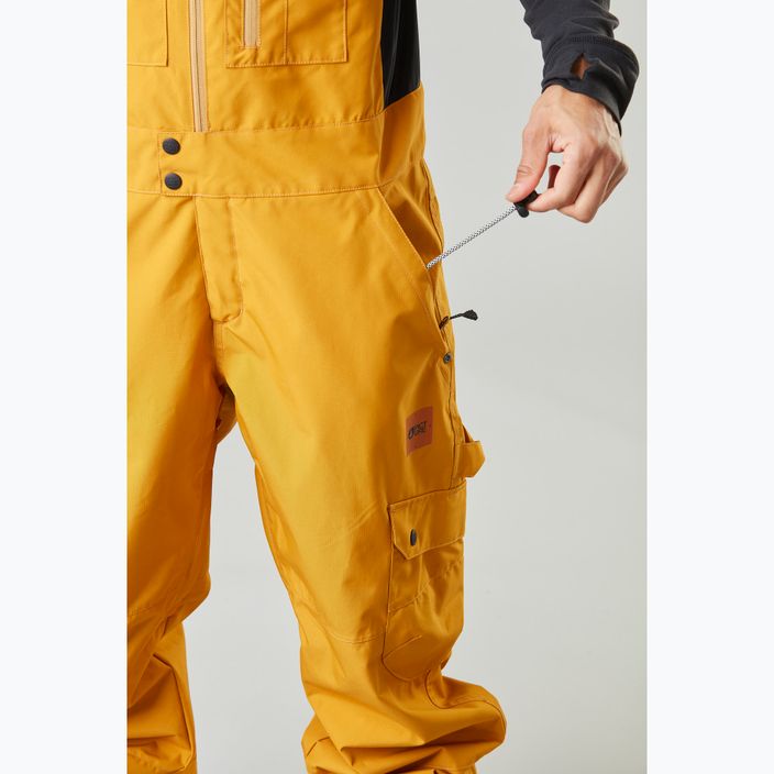 Men's Picture Testy Bib ski trousers 10/10 yellow MPT124 4