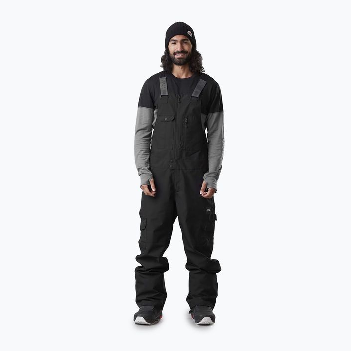 Men's Picture Testy Bib ski trousers 10/10 black MPT124