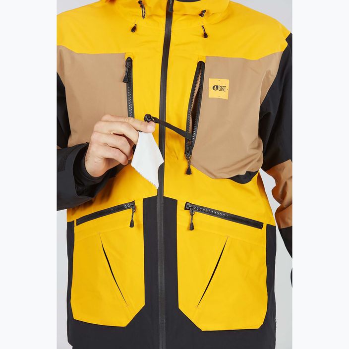 Picture Naikoon men's ski jacket 20/20 yellow MVT391-C 5