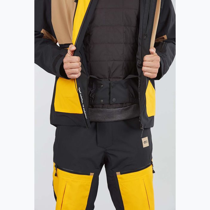 Picture Naikoon men's ski jacket 20/20 yellow MVT391-C 10