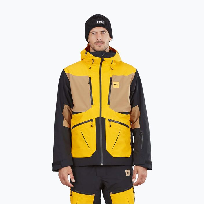 Picture Naikoon men's ski jacket 20/20 yellow MVT391-C