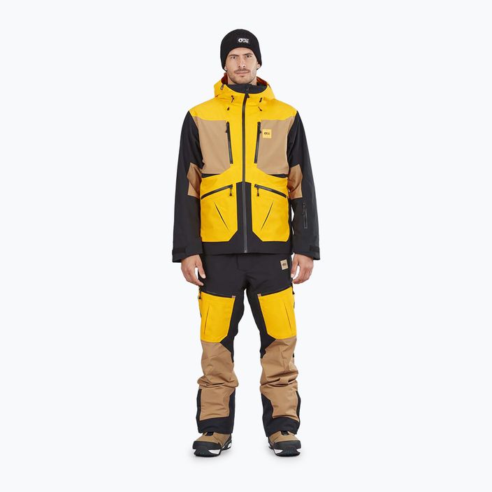Picture Naikoon men's ski jacket 20/20 yellow MVT391-C 2