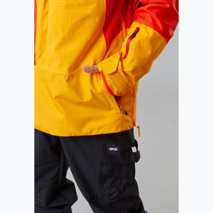 Picture Anton men's ski jacket 20/20 yellow MVT394-C 6