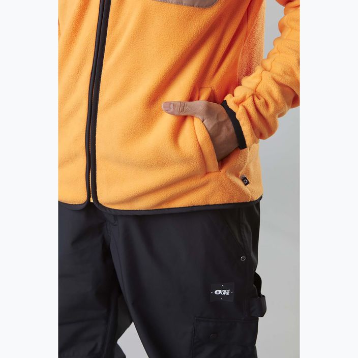 Picture Artim men's ski sweatshirt yellow SMT099-C 5