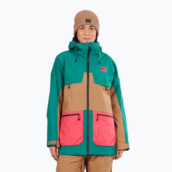 Picture Haakon women's ski jacket 20/20 green WVT262-A