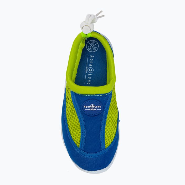 Aqualung Cancun children's water shoes navy blue and green FJ025423135 6