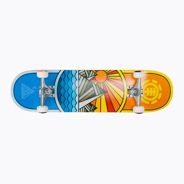 Element classic skateboard Rise And Shine orange and blue 531586856