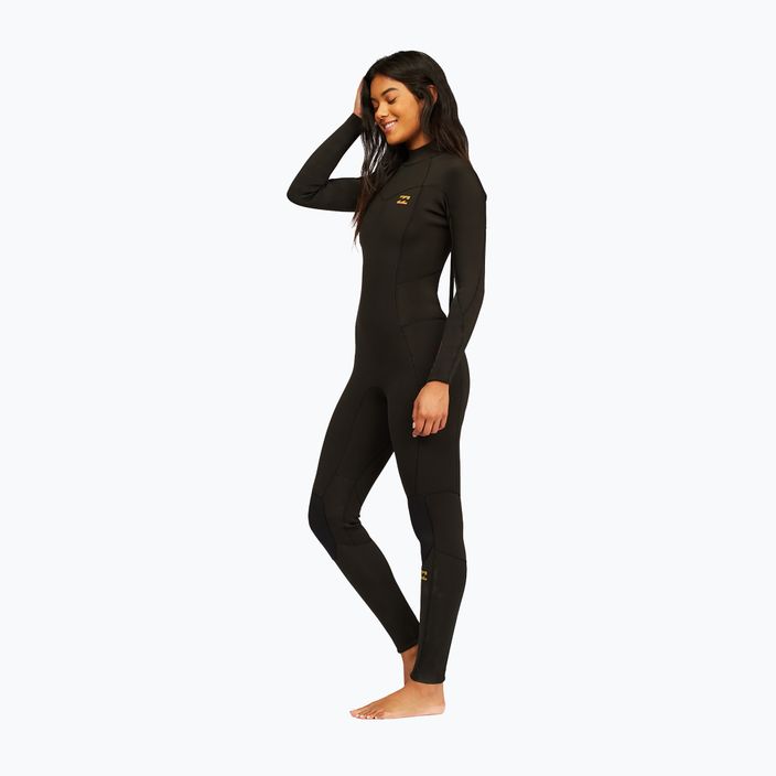 Women's wetsuit Billabong 4/3 Synergy BZ Full black tie dye 8