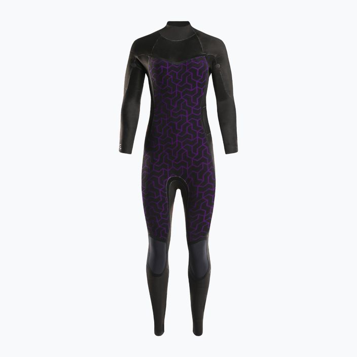 Women's wetsuit Billabong 4/3 Synergy BZ Full black tie dye 4