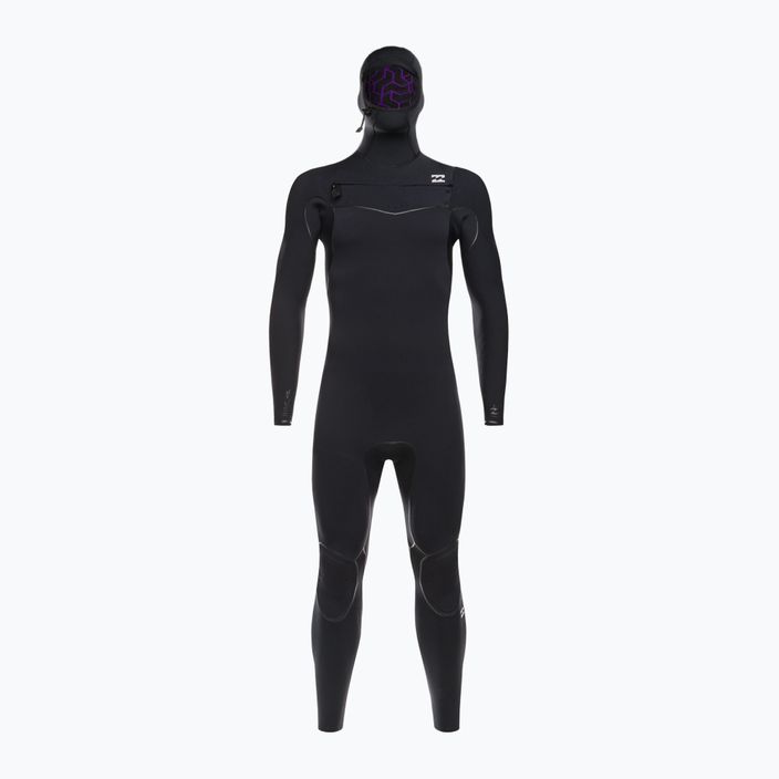 Men's wetsuit Billabong 5/4 Furnace Hooded CZ Full black 2