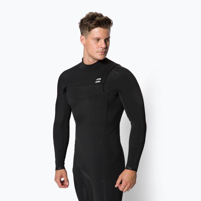Men's wetsuit Billabong 5/4 Absolute CZ Full black hash
