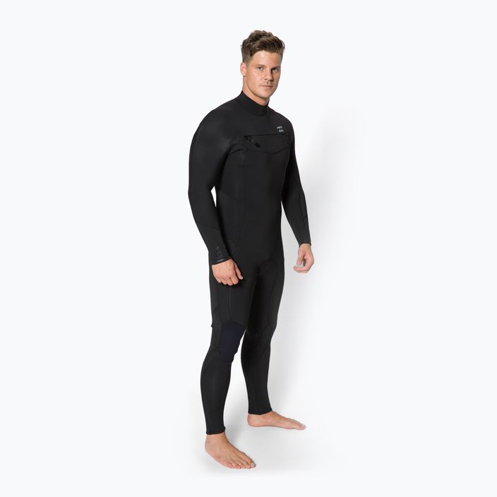 Men's wetsuit Billabong 5/4 Absolute CZ Full black hash 2