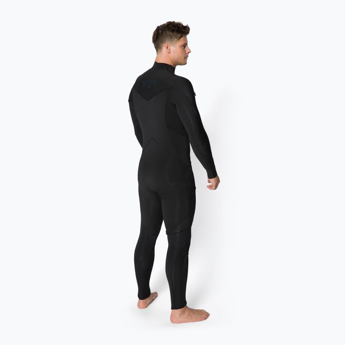 Men's wetsuit Billabong 5/4 Absolute CZ Full black hash 3