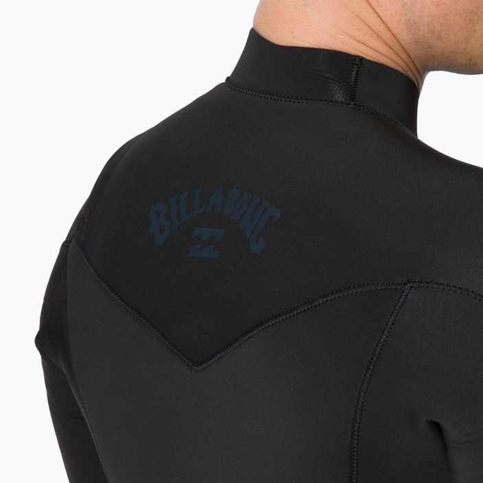 Men's wetsuit Billabong 5/4 Absolute CZ Full black hash 5