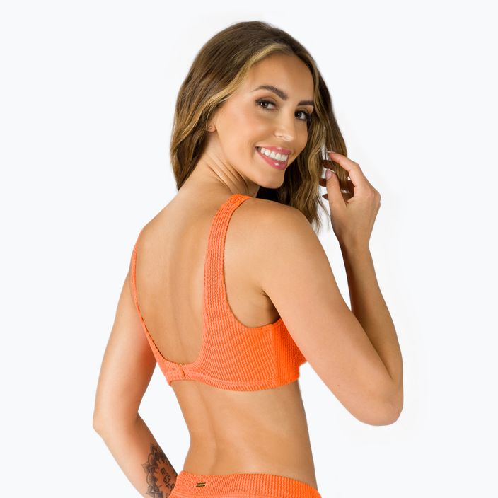 Swimsuit top Billabong Summer High Square Bralette orange crush 3