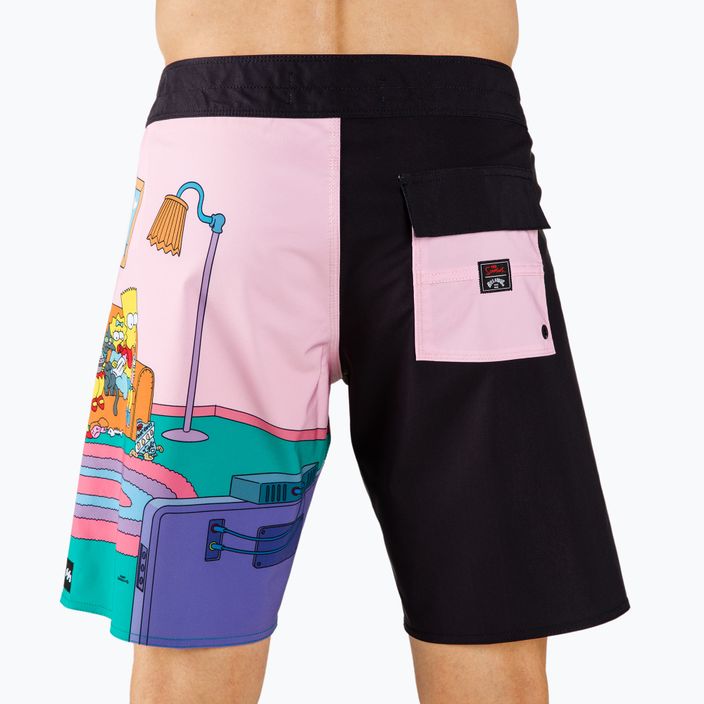 Men's swimming shorts Billabong Simpsons Family Couch black 3
