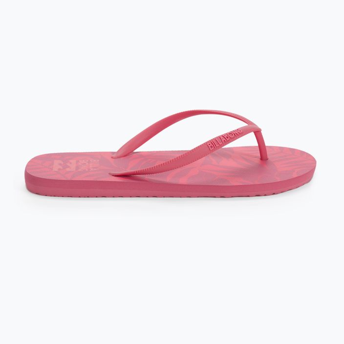 Women's flip flops Billabong Dama pink sunset 2