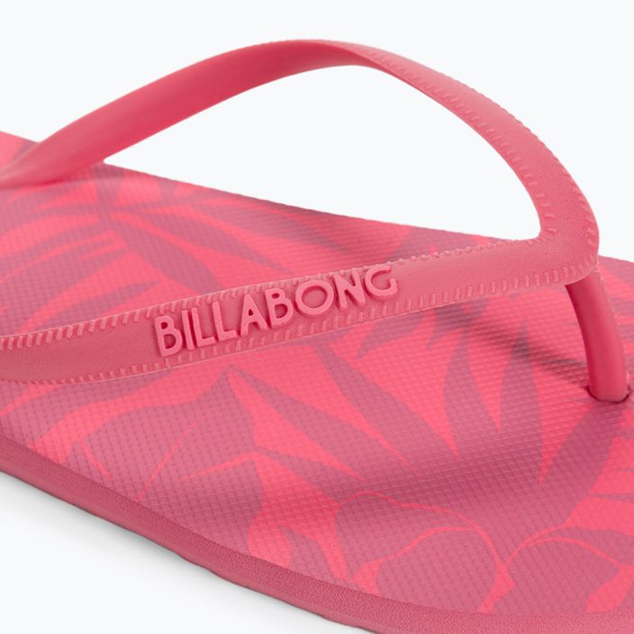 Women's flip flops Billabong Dama pink sunset 7